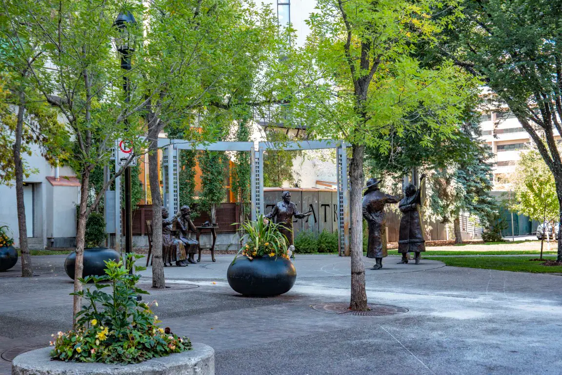 Downtown community in Calgary
