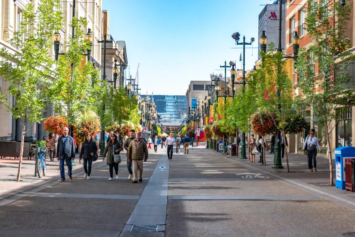 Downtown property and community context